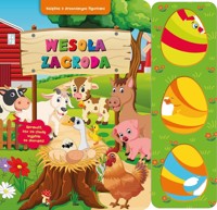 Wesoła zagroda. Książka z drewnianymi figurkami - Paulina Płatkowska, Joanna Moraszczyk - książka