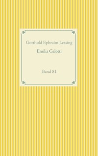 Emilia Galotti - Gotthold Ephraim Lessing - ebook