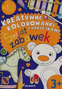 Kreatywne kolorowanki z naklejkami Świat zabawek -  - książka