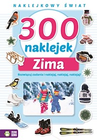 300 naklejek na zimę -  - książka