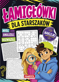 Łamigłówki dla starszaków z naklejkami - Salamon Katarzyna - książka