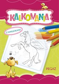 Kalkomania z naklejkami Pegaz - Krassowska Dorota - książka