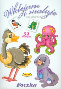 Foczka Wklejam i maluję -  - książka