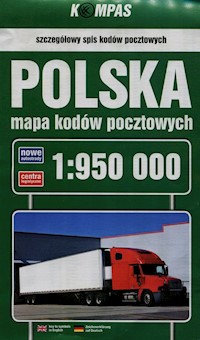 Polska mapa kodów pocztowych 1:950 000 -  - książka