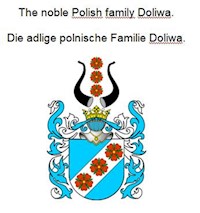 The noble Polish family Doliwa. Die adlige polnische Familie Doliwa. - Werner Zurek - ebook
