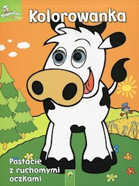 Kolorowanka z ruchomymi oczkami Krowa -  - książka