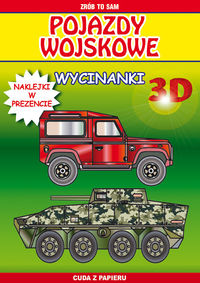 Pojazdy wojskowe Wycinanki 3D - Krzysztof Tonder - książka