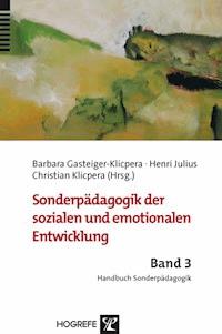 Sonderpädagogik der sozialen und emotionalen Entwicklung -  - ebook