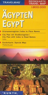 Travelmag Egypt 1:800000 -  - książka