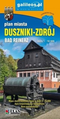 Plan miasta - Duszniki-Zdrój 1: 10 000 - zbiorowa praca - książka