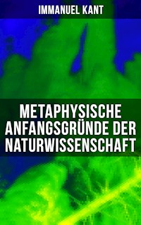 Metaphysische Anfangsgründe der Naturwissenschaft - Immanuel Kant - ebook