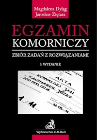 Egzamin komorniczy Zbiór zadań - Dyląg Magdalena, Ziętara Jarosław - książka
