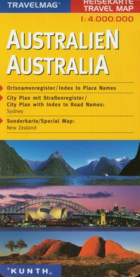Travelmag Australia 1:4000000 -  - książka