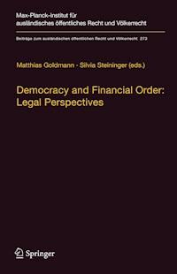 Democracy and Financial Order: Legal Perspectives -  - ebook