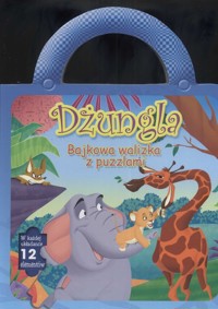 Dżungla Bajkowa walizka z puzzlami -  - książka