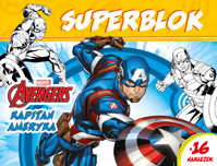 Superblok. Marvel Avengers Kapitan Ameryka -  - książka