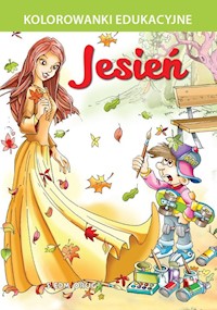 Jesień Kolorowanka edukacyjna - - książka