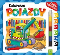 Kolorowe pojazdy Kredka segmentowa -  - książka
