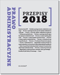 Prawo administracyjne Przepisy 2018 -  - książka