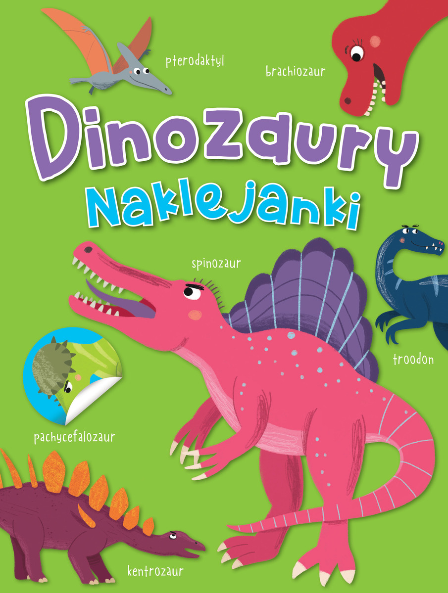 Dinozaury. Naklejanki - Craig Shuttlewood (ilustr.) - książka