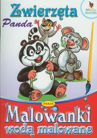 Zwierzęta Panda Malowanki wodą malowane -  - książka
