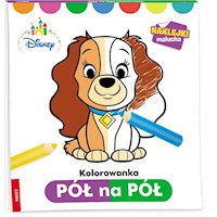 Disney Maluch Kolorowanka pół na pół -  - książka