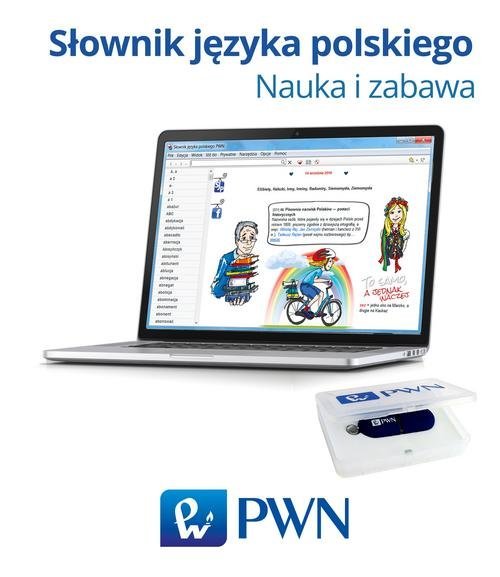 Pendrive Słownik języka polskiego PWN Nauka i zabawa - zbiorowa praca - książka
