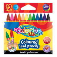Kredki grafionowe, 12 kolorów (57301PTR) -  - książka