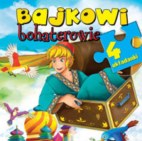 Bajkowi bohaterowie. 4 układanki - Wiśniewska Anna - książka