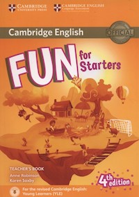 Fun for Starters Teacher’s Book + Downloadable Audio - Robinson Anne, Saxby Karen - książka