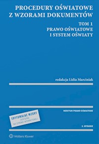Procedury oświatowe z wzorami dokumentów Tom 1 - Lidia Marciniak - książka
