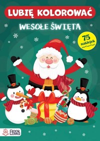 Wesołe święta. Lubię kolorować - Monika Majewska - książka