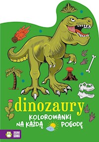 Kolorowanki na każdą pogodę Dinozaury -  - książka