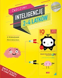 IQ Inteligencja logiczna i rozwój mózgu dla 2-4 latków z poradami psychologa. Książki z naklejkami. -  - książka