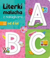 Literki malucha z naklejkami. Od 4 lat - Bator Agnieszka - książka