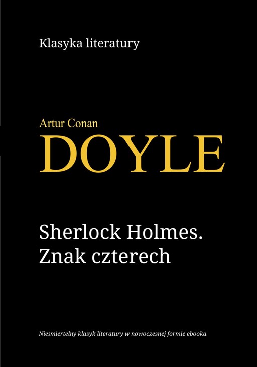 Okładka książki Sherlock Holmes. Znak czterech