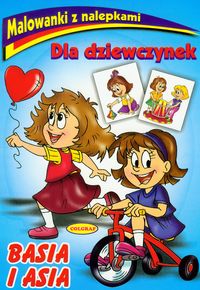 Basia i Asia naklejki -  - książka
