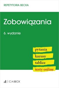 Zobowiązania Pytania Kazusy Tablice Testy online -  - książka