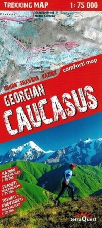 Georgian Caucasus. Trekking map w skali 1:75 000 (laminowana) - zbiorowa praca - książka
