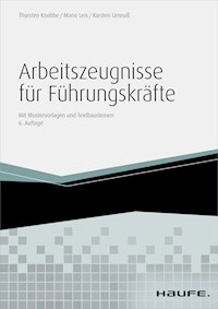 Arbeitszeugnisse für Führungskräfte - inkl. Arbeitshilfen online - Thorsten Knobbe - ebook