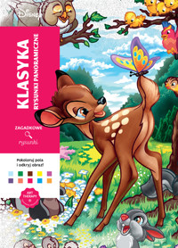 Art therapy. Kolorowanka antystresowa. Disney. Klasyka. Rysunki panoramiczne. Zagadkowe rysunki - Jeremy Mariez (ilustr.) - książka