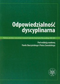 Odpowiedzialność dyscyplinarna -  - książka
