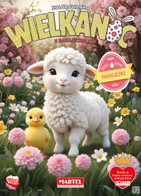 Kolorowanka Wielkanoc z barankiem z naklejkami - Agata Niemirska - książka