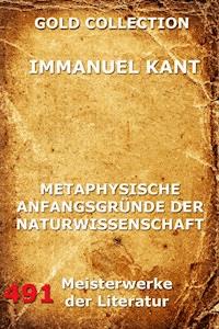 Metaphysische Anfangsgründe der Naturwissenschaft - Immanuel Kant - ebook