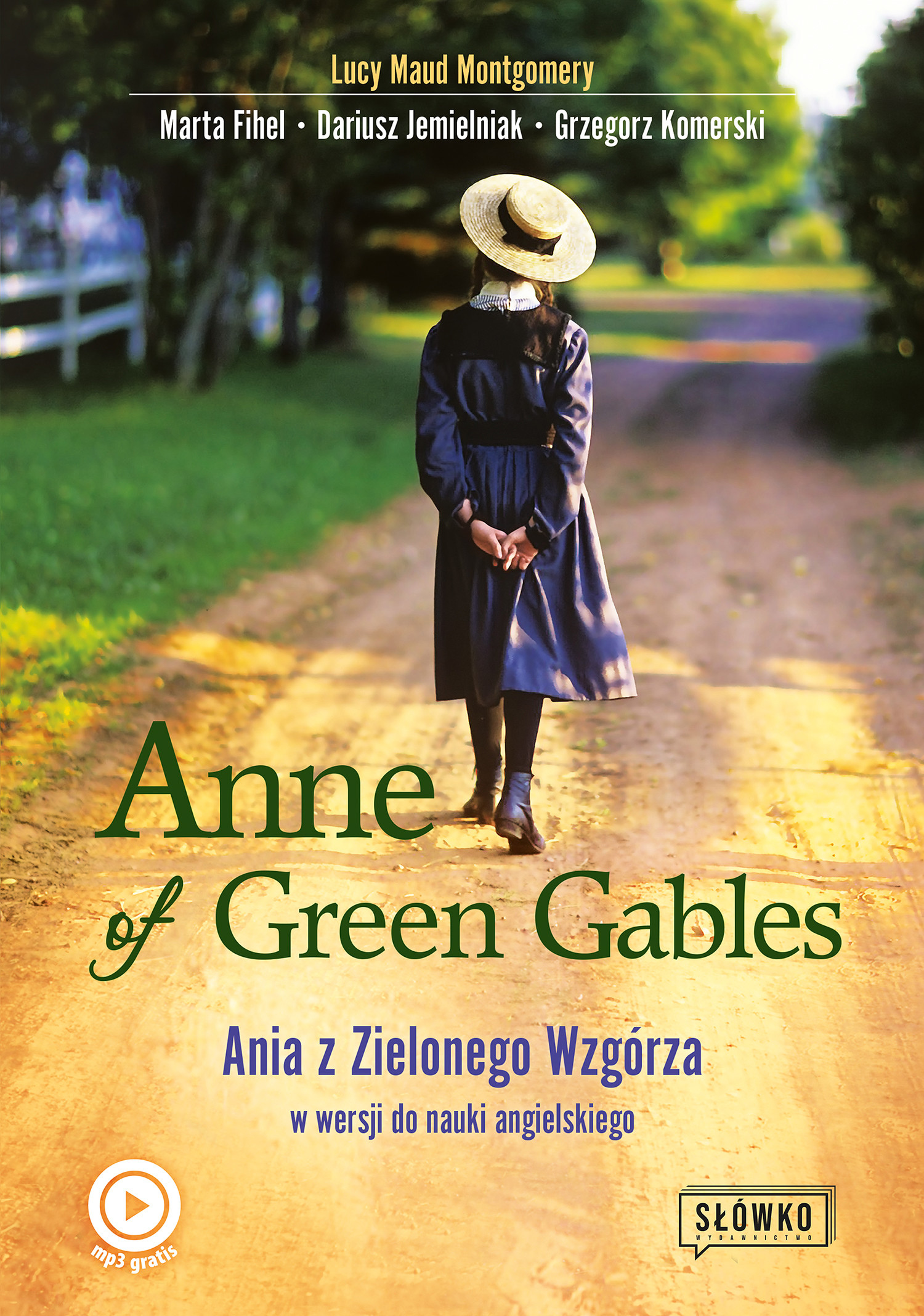 Okładka:Anne of Green Gables Ania z Zielonego Wzgórza w wersji do nauki języka angielskiego 