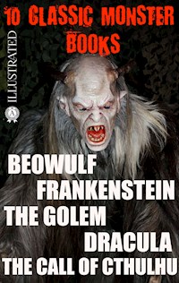 10 Сlassic Monster books. Illustrated - John Lesslie Hall - ebook