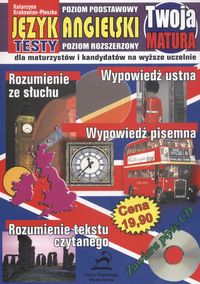 Twoja matura Język angielski Testy + CD - Krakowian-Płoszka Katarzyna - książka