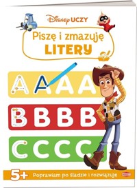 Disney uczy mix Piszę i zmazuję Litery -  - książka