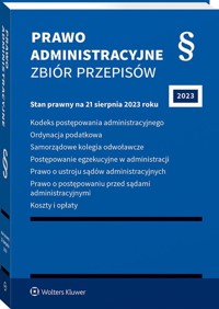 Prawo administracyjne Zbiór przepisów -  - książka