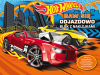 Hot Wheels Baw się odjazdowo. Blok z naklejkami - zbiorowa praca - książka